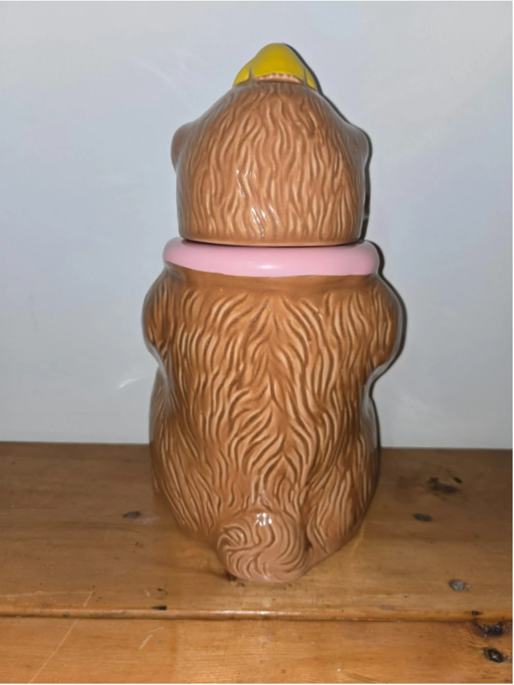 Vintage Nelson McCoy Teddy Bear and Friend Ceramic Cookie Jar Canister with Box